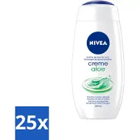 Nivea 25 x - Douchegel - Aloë Douchecrème - 250 ml - Voordeelverpakking - 25 stuks