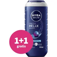 Nivea 1+1 gratis: Douchegel Total Relax 250 ml