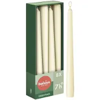 Bolsius Dinerkaars Essentials Crème 7 Uur D 2,4 H 24,5 Cm 8 Stuks