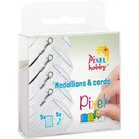 medaillons en Color Cords - transparant