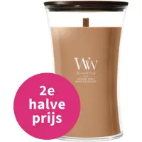 Woodwick Hazelnut Roast Large Geurkaars