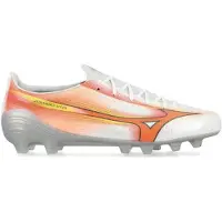 Mizuno Alpha III Japan Gras Voetbalschoenen (FG) Wit Oranje Limoen