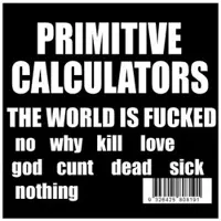 Konkurrent Primitive Calculators - The World Is Fucked (CD)