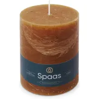 Spaas 6x Rustieke Pillarkaars ± 95 branduren Cognac