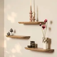 Starfurn - Wandplank Gusta - Bruin - 20x60x4 cm