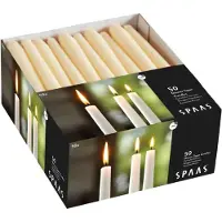 Spaas Dinerkaarsen Ivoor 50 stuks