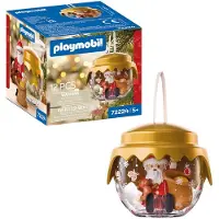 Playmobil | Christmas | Kerstbal: Klassiek | Feestelijke verzamelbal met traditionele Kerstman & cadeautas | Voor kinderen vanaf 5 jaar | 72224