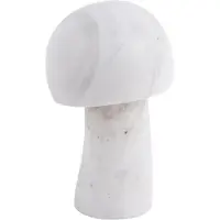 PT Living Decoratie Statue Mushroom Small Marble White