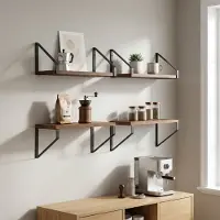 vidaXL Wandplanken 4 st Oud hout 40 x 16 x 15,5 cm