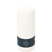 Spaas - Cylinder d8h20 cm wit
