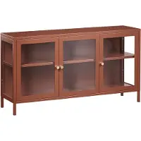 Beliani NEWPORT - Dressoir - Goudbruin - Staal
