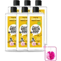 Marcel's Green Soap 6 x Marcel’s Green Soap – Conditioner – Vanilla & Cherry Blossom – 300 ml - Bulkverpakking - Haarverzorging - Douchemop - Natuurlijke conditioner
