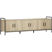 vidaXL Tv-meubel 146 x 33 x 50 cm Sonoma Eiken Bewerkt hout