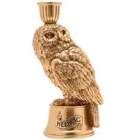 Harry Potter Kaarsstandaard - Alumni 3D Candle Holder - Hedwig - voor Geen - goudkleurig - Maat Standard