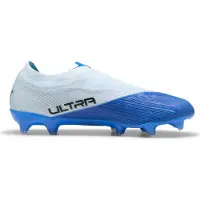 Puma Ultra Nitro 7 Match Veterloze Gras / Kunstgras Voetbalschoenen (MG) Lichtblauw Blauw Lime