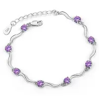 Montebello Armband Apochiton - Dames - Verzilverd - Zirkonia - 17 + 3 cm