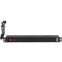 Innox RPD R8F-FS-USB 19 inch stroomverdeler met USB penaarde