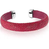 Zinzi zia942r - Zilveren armband leder - Roze