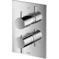 Hotbath Vrijstaande badkraan buddy thermostatisch 113 cm chroom