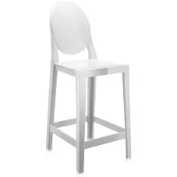 Kartell One More Barstoel Glossy White | 75 cm