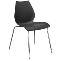 Kartell Maui Stoel - Set van 2 Chair | Standard | Anthracite