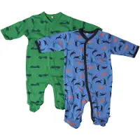 Pippi Baby slaapromper junior katoen groen/blauw stuks