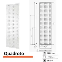 Boss & Wessing Designradiator BWS Quadroto 2006 x 603 mm