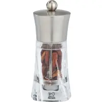 Peugeot - Moulin à piment manuel en inox et acryl 14 cm