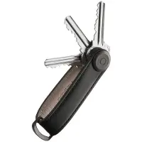 OrbitKey 2.0 Leather Key Holder Black/Black