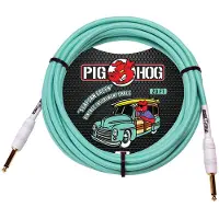 Pig Hog Vintage Series Seafoam Green 20ft instrumentkabel 6m