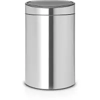 Brabantia Touch Bin 40 Liter Matt Steel Fingerprintproof