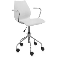 Kartell Maui Draaistoel Armchair | Pale Grey