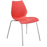 Kartell Maui Stoel - Set van 2 Chair | Standard | Purple Red