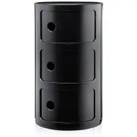 Kartell Componibili Classic Opbergunit Black | 3 doors