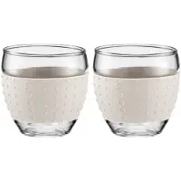 Bodum Pavina 11165-913 Set 2 Verre 0,1 L Blanc Crème