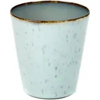 Serax Terres de Rêves beker conisch 250 ml ø 8,5 cm stoneware lichtblauw