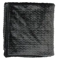 Essenza Plaid Essenza Faya Black Imitatiebont