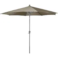 Platinum Stokparasol Riva dia. 300 cm taupe zonwering