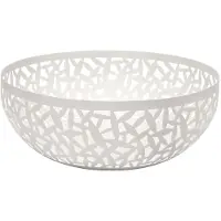 Alessi Cactus! fruitschaal rond ø 29 cm rvs wit