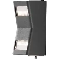 Konstsmide Muurlamp Potenza Up - Down - Front antraciet