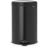 Brabantia NewIcon Pedaalemmer 20 Liter Mat Zwart