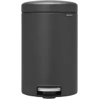 Brabantia NewIcon Pedaalemmer 12 Liter Mineral Infinite Grey