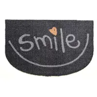 MD-ENTREE Schoonloopmat Elegance Smile antraciet 50x75 cm