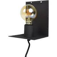 Urban Interiors Wandlamp Hook vintage black