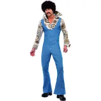 Smiffys Groovy 70's kostuum - Maatkeuze: Maat XL