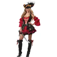 Metamorph Deluxe sexy piraten outfit voor vrouwen