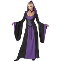 Vegaoo Paarse vampier outfit voor dames