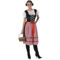 Vegaoo Klassieke dirndl jurk voor vrouwen