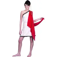 Vegaoo Kostuum van een Romeinse godin met cape voor dames