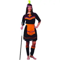 Vegaoo Bruine indianen kostuum voor vrouwen